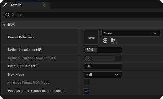 Editing Loudness Definitions
