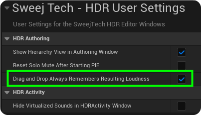 Remember Loudness When Using Drag And Drop Option