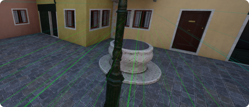 Debug Display -- Draw Rays Alpha