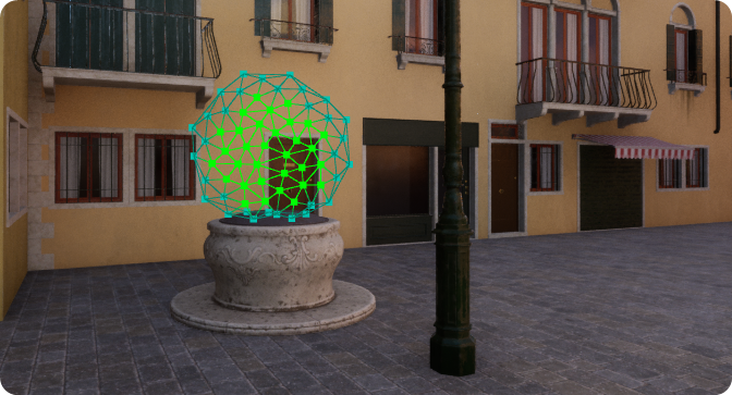 Debug Display -- Draw Ray Sound Positions