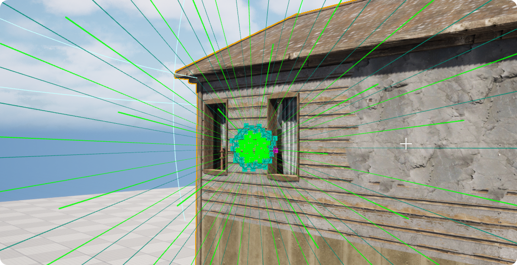 House exterior meshes ignored