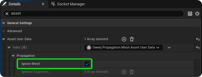 Sweej Propagation Mesh Asset User Data Defaults