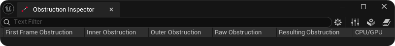 Obstruction Inspector Columns