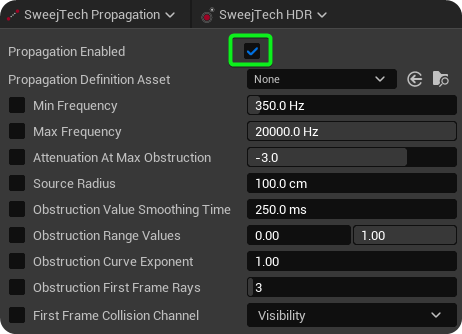 Sweej Propagation Toolbar