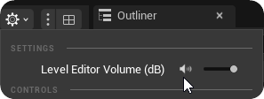 Level Editor Volume for Live Preview
