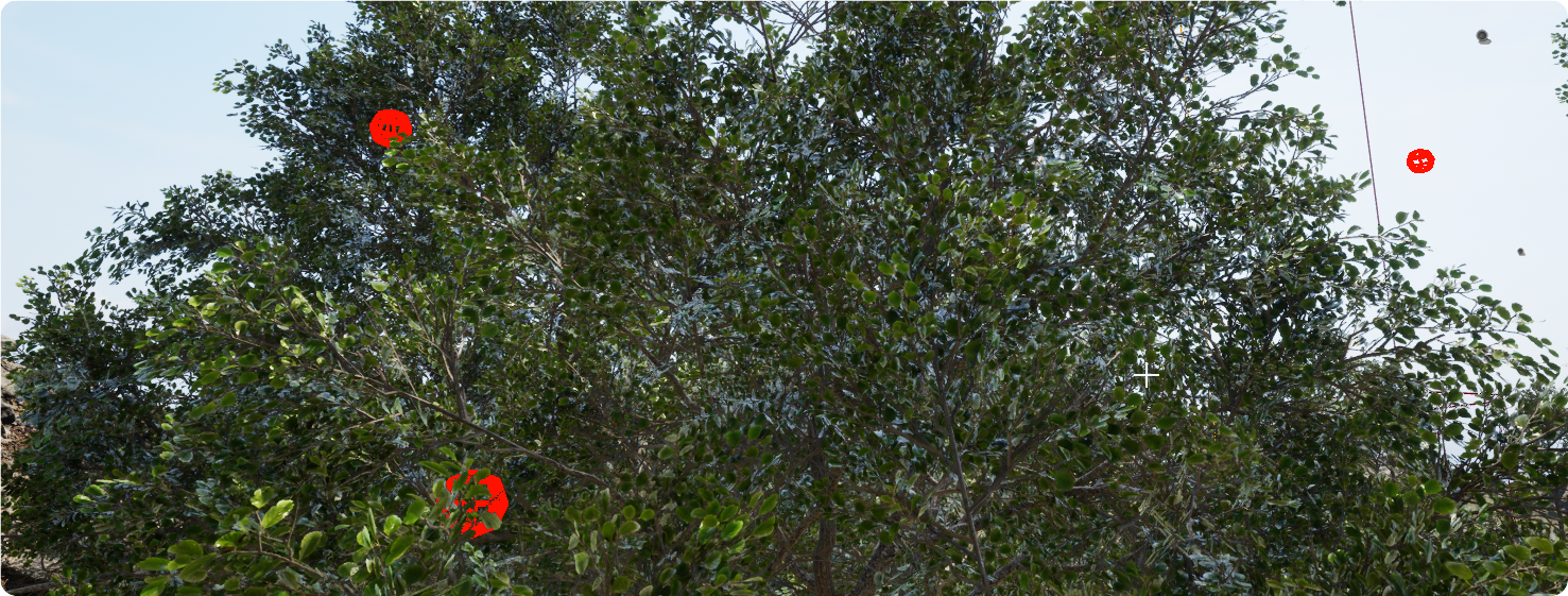 Scatter Spots Debug Spheres