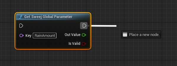 Set Global Parameter in Blueprint